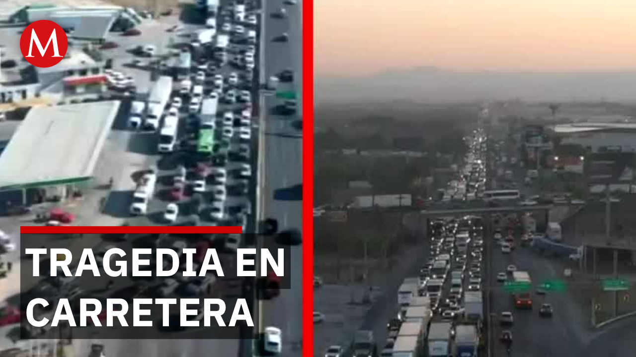 Tragedia en la carretera Laredo-Monterrey: Autobús arrolla a trabajadores; hay un muerto