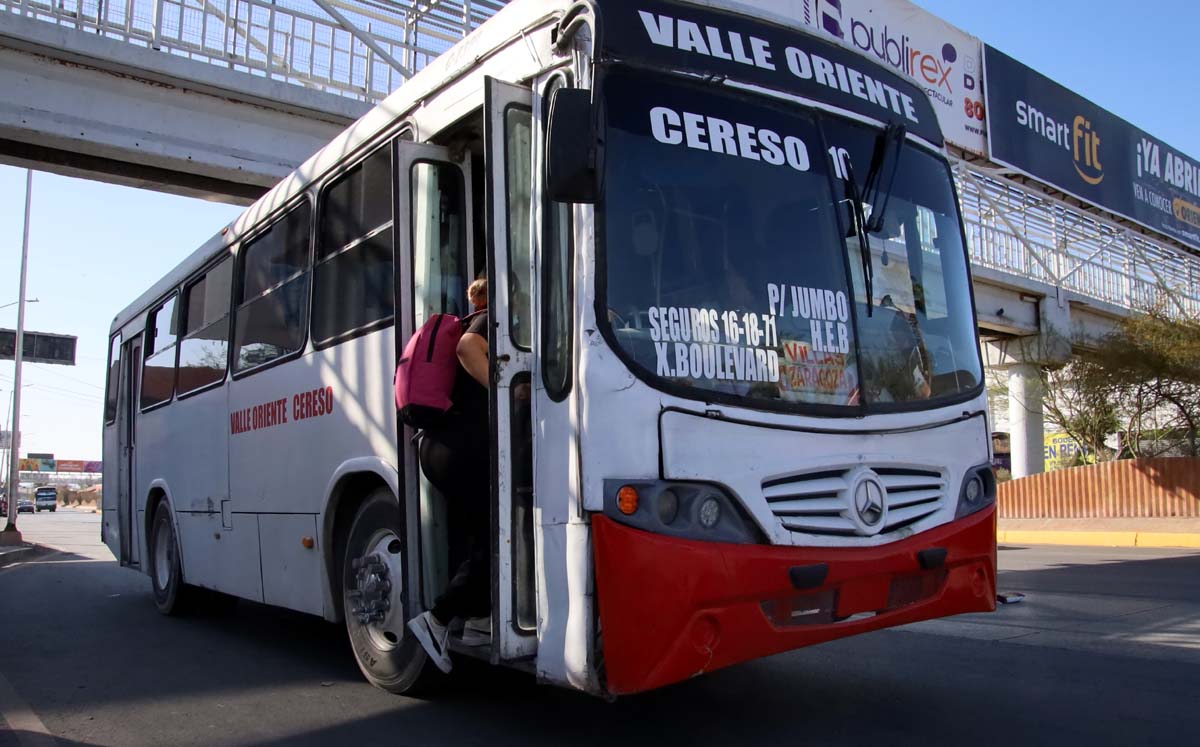 Transporte público de Torreón. | Foto: Verónica Rivera