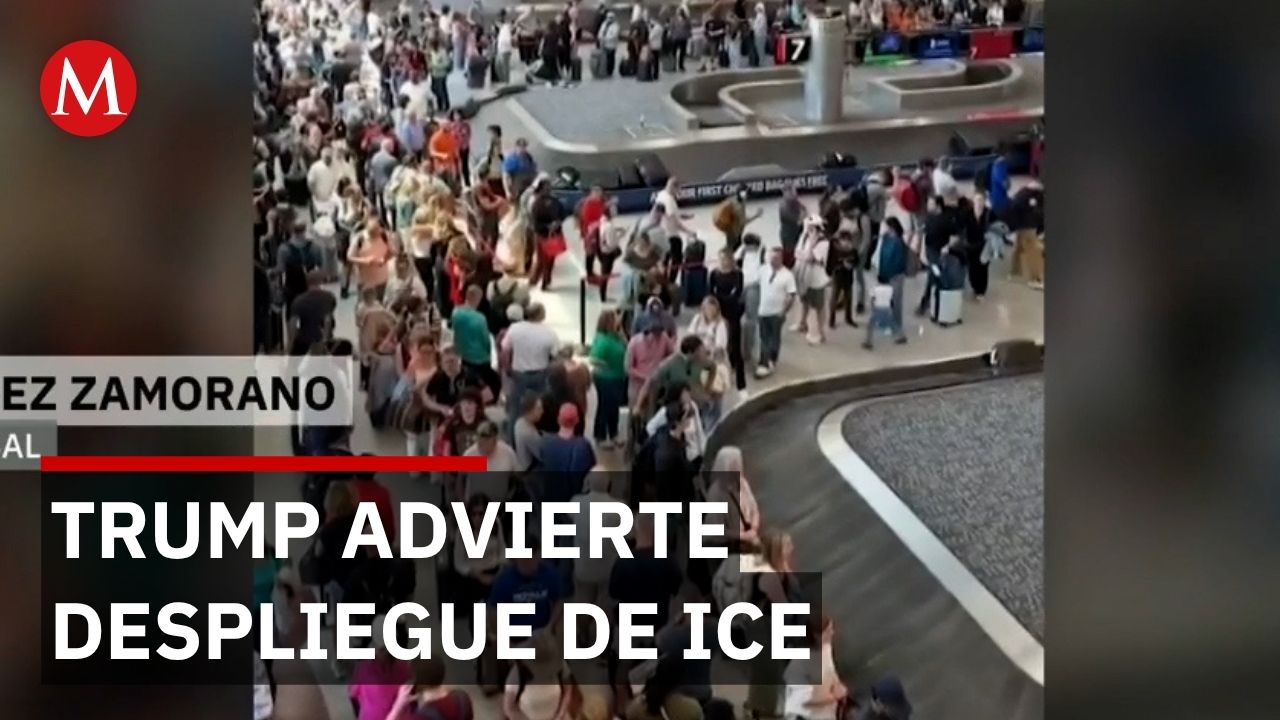 Trump advierte despliegue de ICE si no hay acuerdo para financiar seguridad