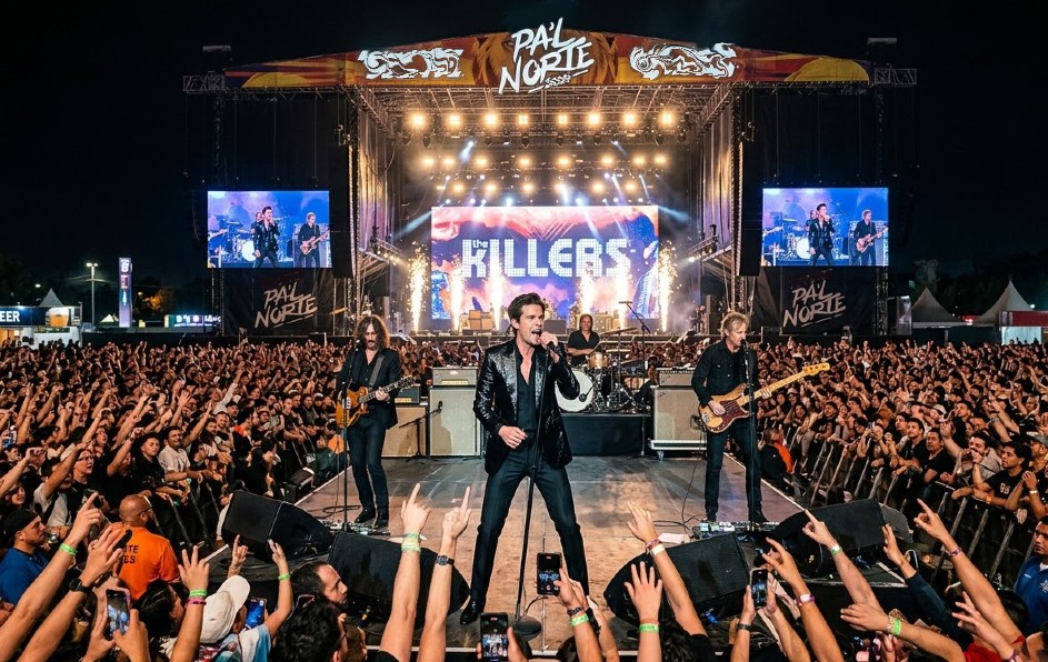 Brandon Flowers y compañía deleitarán al público palnorteño para cerrar con broche de oro este domingo 29 de marzo. | Imagen generada por Gemini