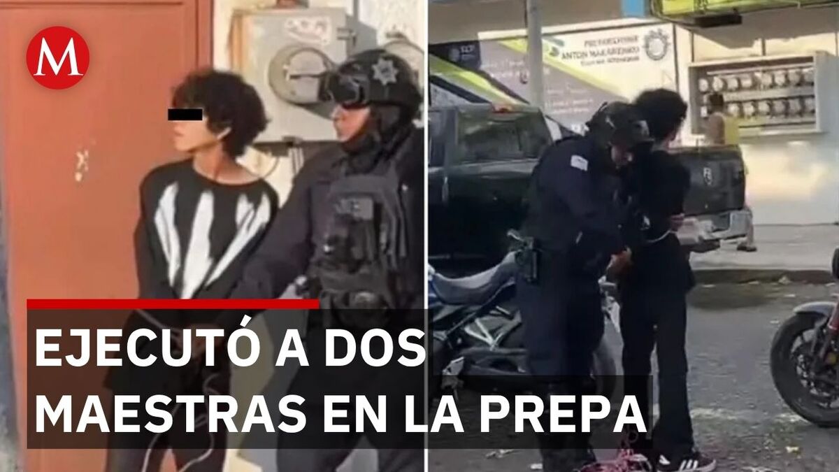 Capturan a menor tras ejecutar por la espalda a dos profesoras en Michoacán