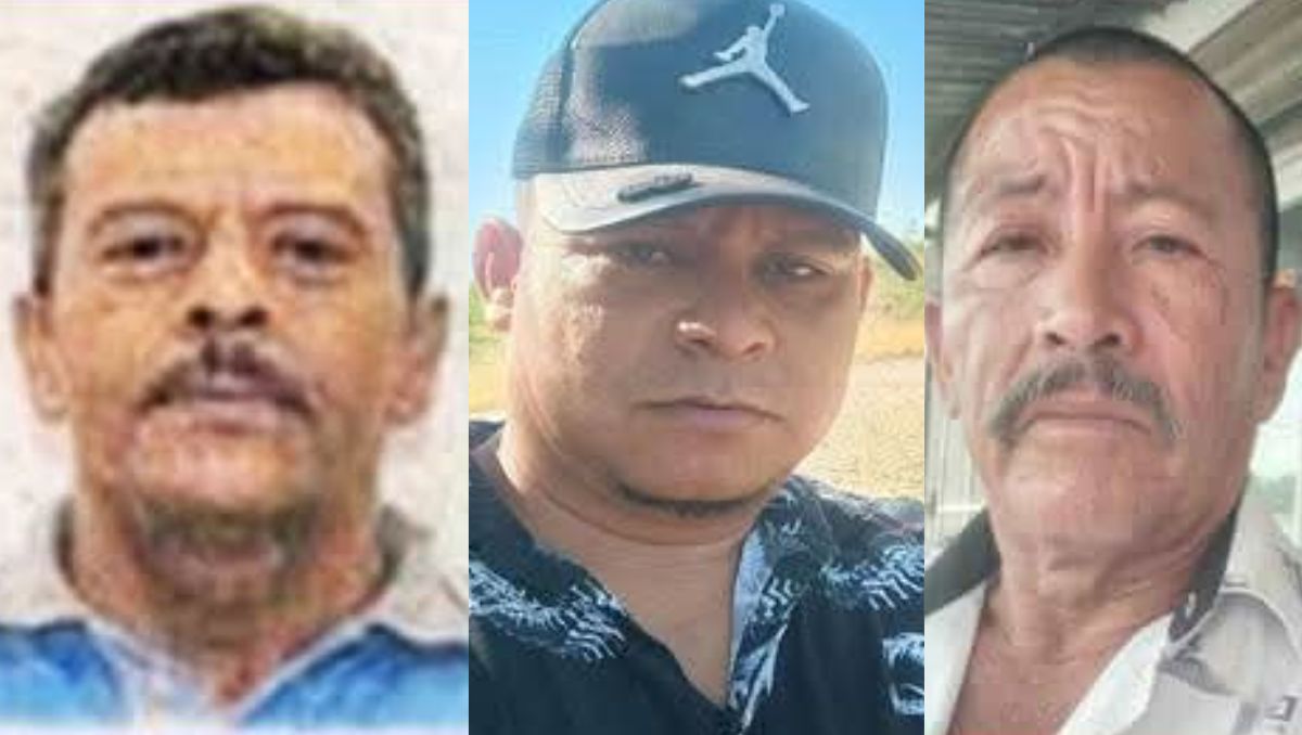 Los ciudadanos no localizados fueron identificados como Fidel, Sergio y Pedro | Especial