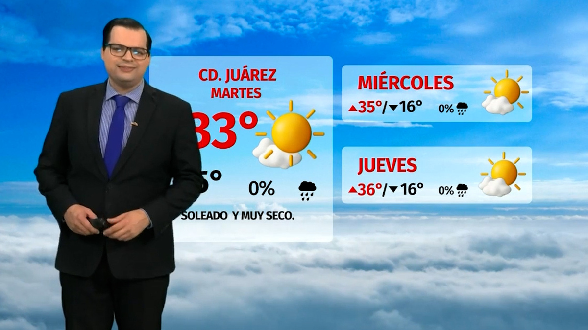 Clima de hoy martes 24 de marzo de 2026 | Pronóstico con Nelson Valdez