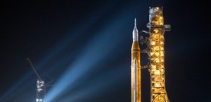 Cohete de la misión lunar Artemis II