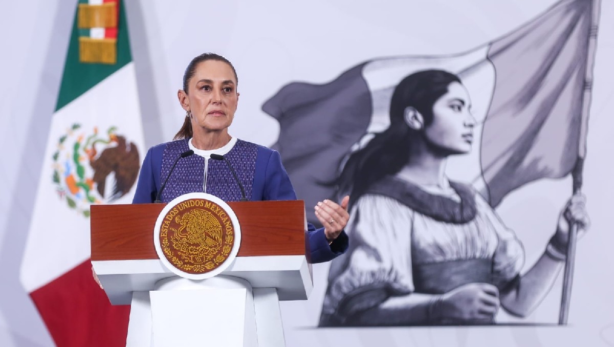 Conferencia del pueblo encabezada por la presidenta Claudia Sheinbaum. | Foto: Araceli López.
