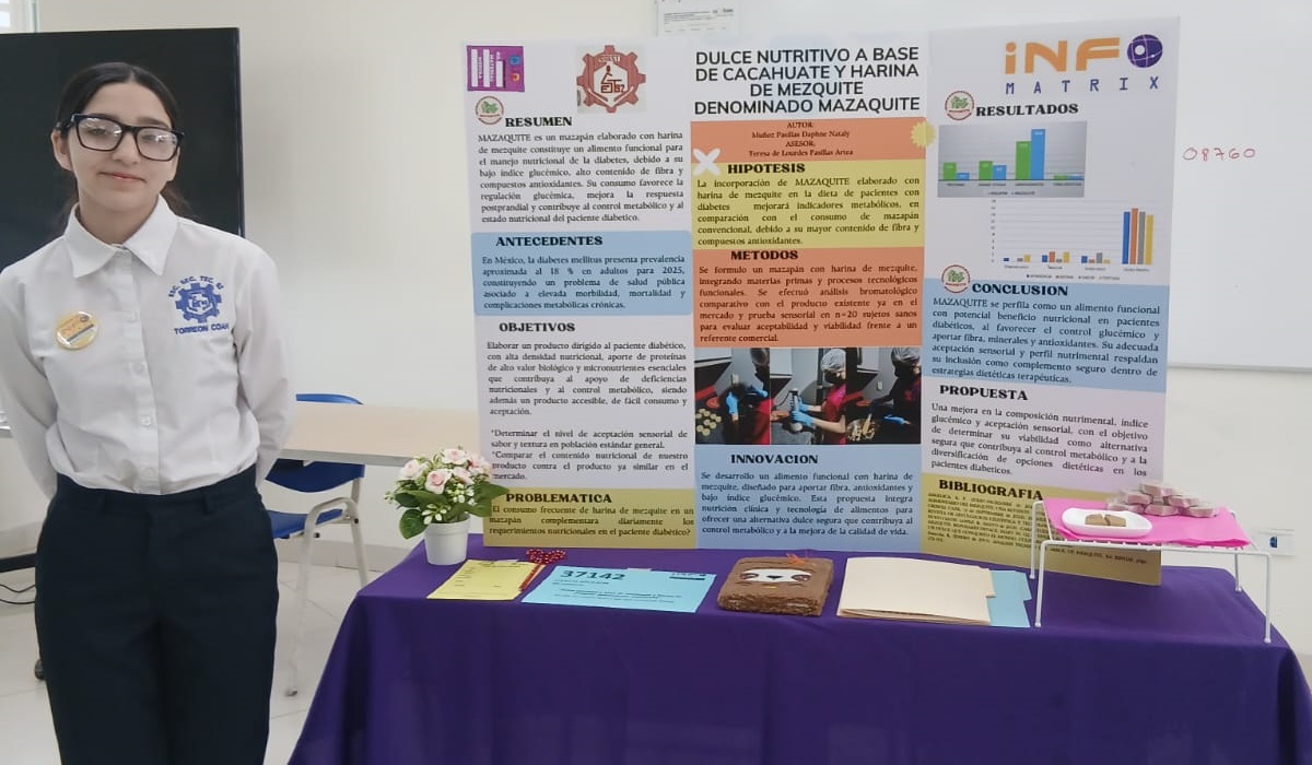 Daphne Nataly Muñoz Pasillas, alumna de primer grado en la Escuela Secundaria Técnica número 92. (cortesía)