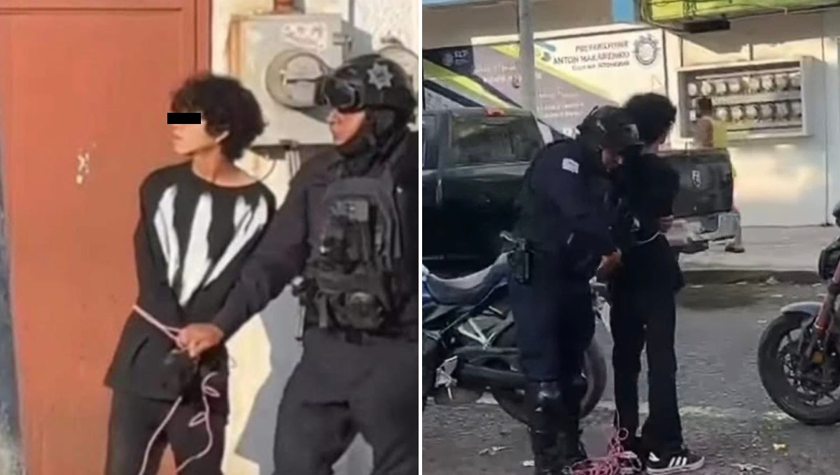 El estudiante, de 15 años, fue detenido por presuntamente asesinar a dos profesoras en Lázaro Cárdenas, Michoacán. | Especial