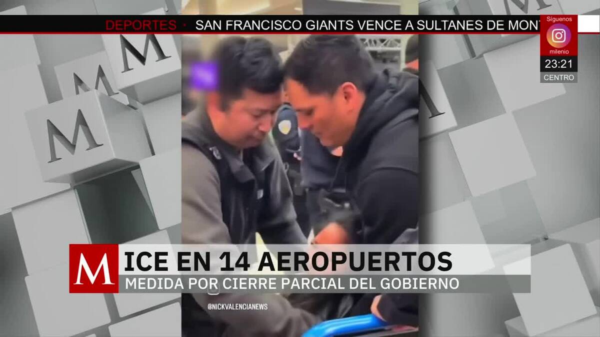 ICE opera en 14 aeropuertos de EU; comienza detenciones | Paola Barquet, 23 de marzo de 2026