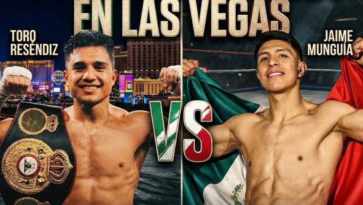 Jaime Munguía vs Armando Toro Reséndiz, en Las Vegas (Instagram @toro_resendiz1)