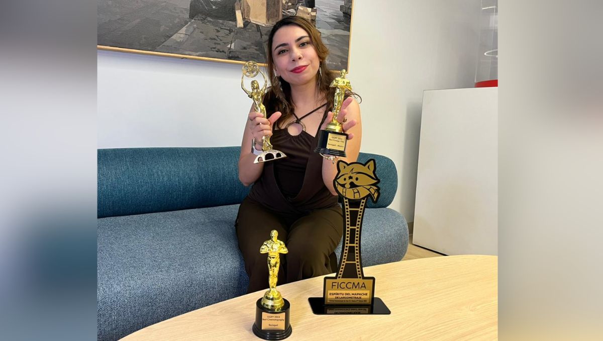 Lucero Pasarán, cineasta regiomontana que busca llegar a festival Cannes. | Alberto Santos