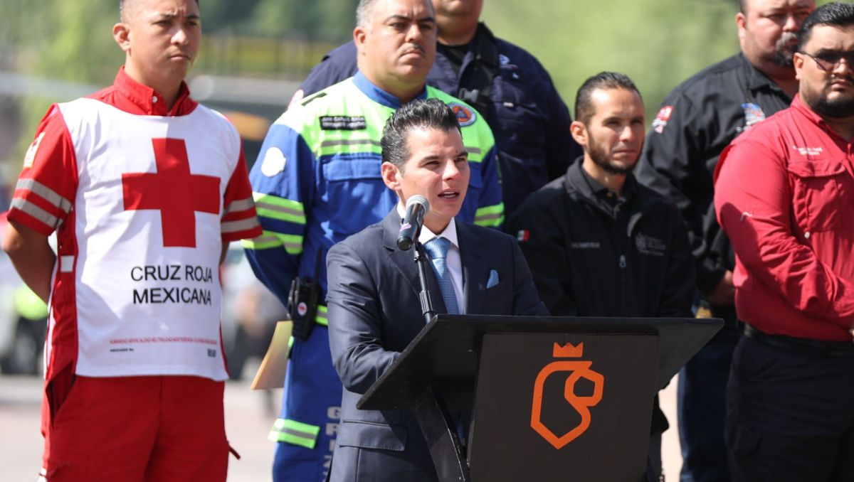 Miguel Ángel Flores, secretario general del Gobierno de Nuevo León. Jorge López