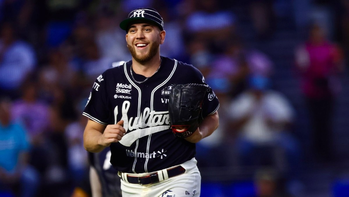 Nolan Kingham se perdió juego de exhibición ante Giants debido al nacimiento de su hija (Cortesía Sultanes de Monterrey)