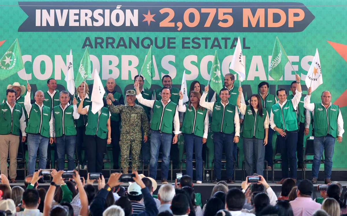 El programa 'Con Obras Sociales a Pasos de Gigante' tiene una bolsa de más de 2 mil mdp. | Foto: Especial