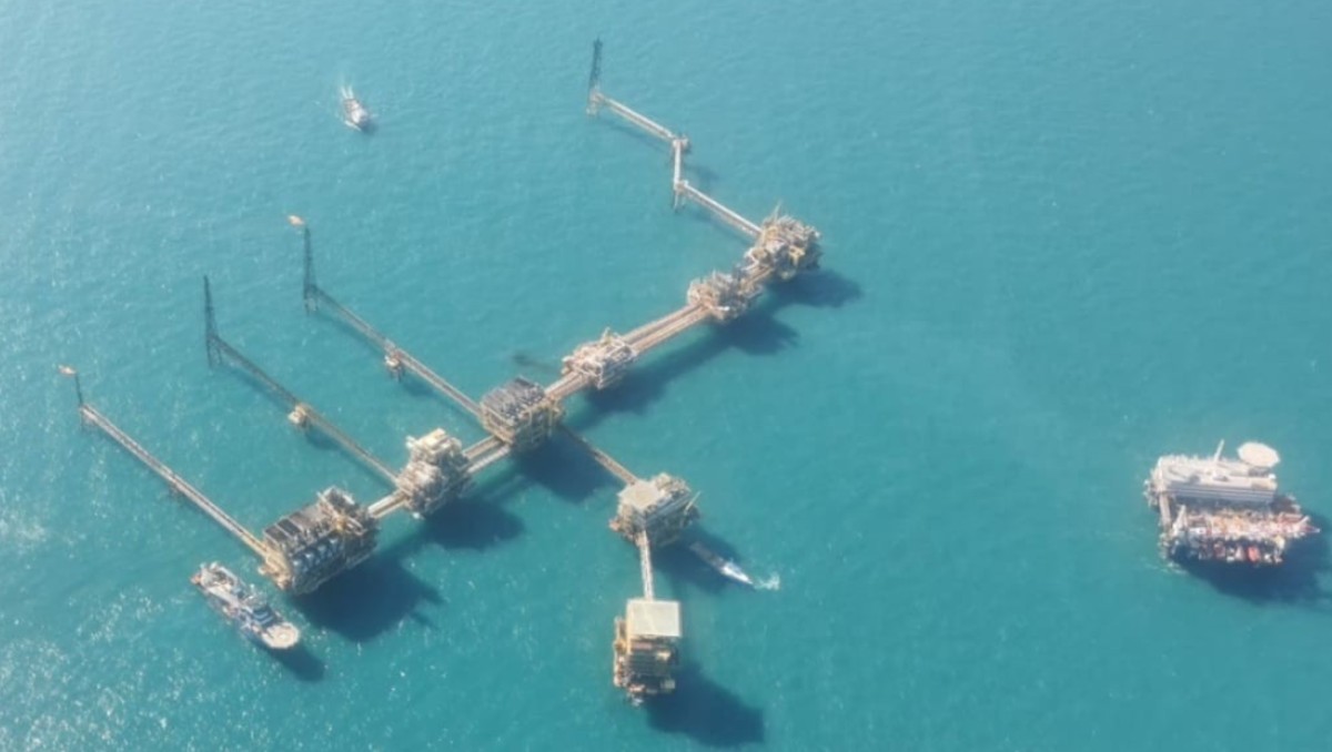 Se relizaron patrullajes en plataformas de exploración de Pemex en el Golfo de México. | Especial