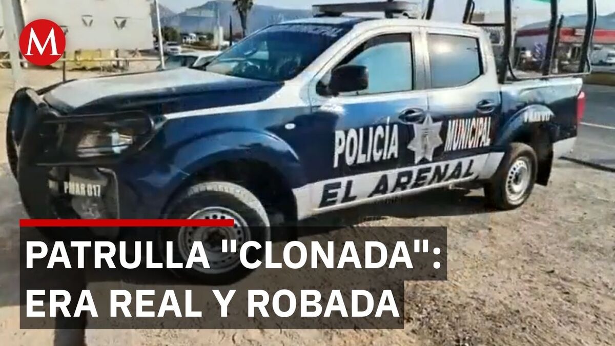 Delincuentes robaron una patrulla de Seguridad Pública en El Arenal, Hidalgo, y la utilizaron para despojar a un adulto mayor de su auto en Chapantongo.