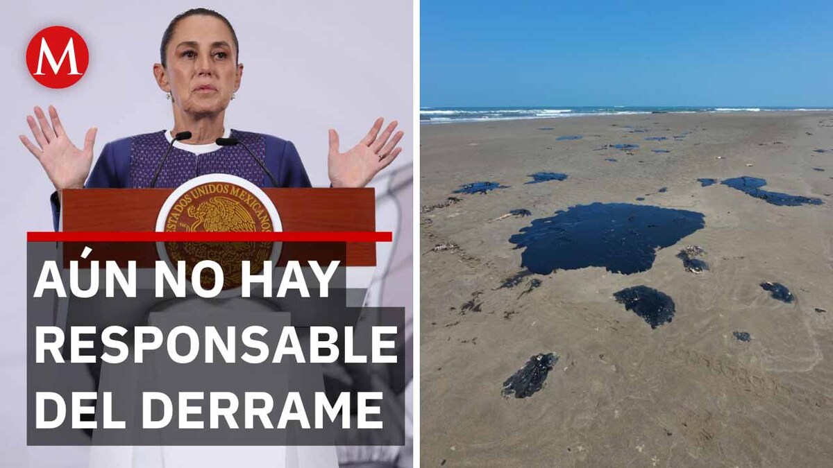 Sheinbaum detalla avances sobre el derrame en el Golfo de México