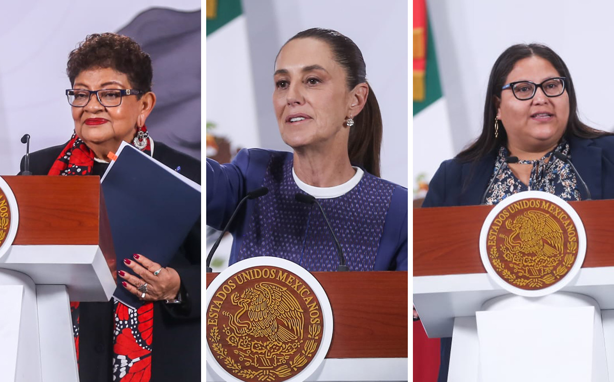 Sheinbaum inicia conferencia matutina desde Palacio Nacional. | Foto: Especial