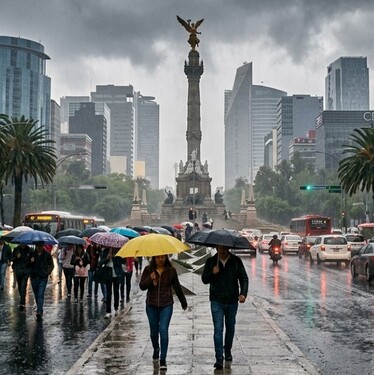 Algunas zonas de la Ciudad de México y Estado de México  tendrán chubascos este martes 24 de marzo | IA Discover Milenio