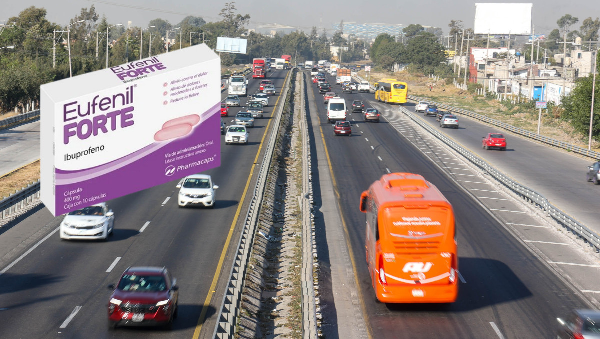 Cofepris alerta de robo de Ibuprofeno en la autopista México-Puebla | Especial / Agencia Es Imagen
