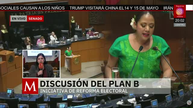 Continúa el intenso debate en el Senado por el Plan B electoral | Pedro Gamboa, 25 de marzo de 2026