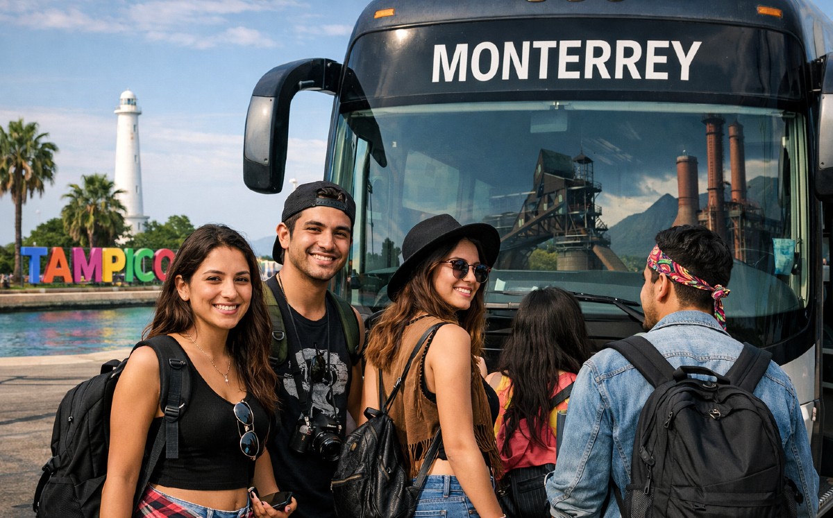 ¿Cuánto cuesta viajar de Tampico al Festival Pal Norte en Monterrey?