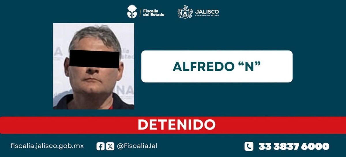 La detención de Alfredo “N” fue resultado de trabajos de inteligencia y de campo. (Cortesía)