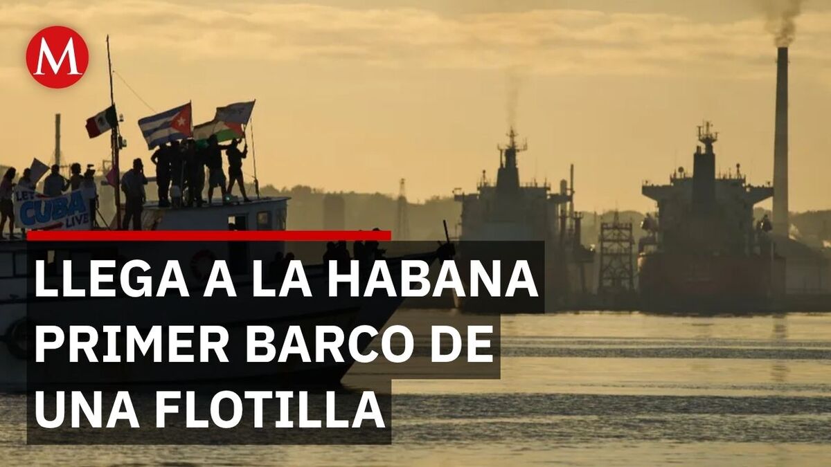 Flotilla mexicana llega con donaciones a La Habana, Cuba