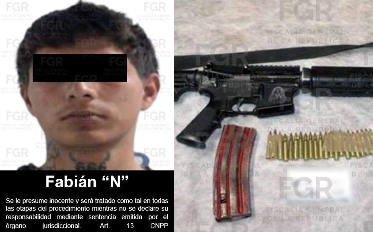 Gracias a la actitud sospechosa, elementos policiales detuvieron a Fabián "N" en  el municipio de Miguel Alemán.