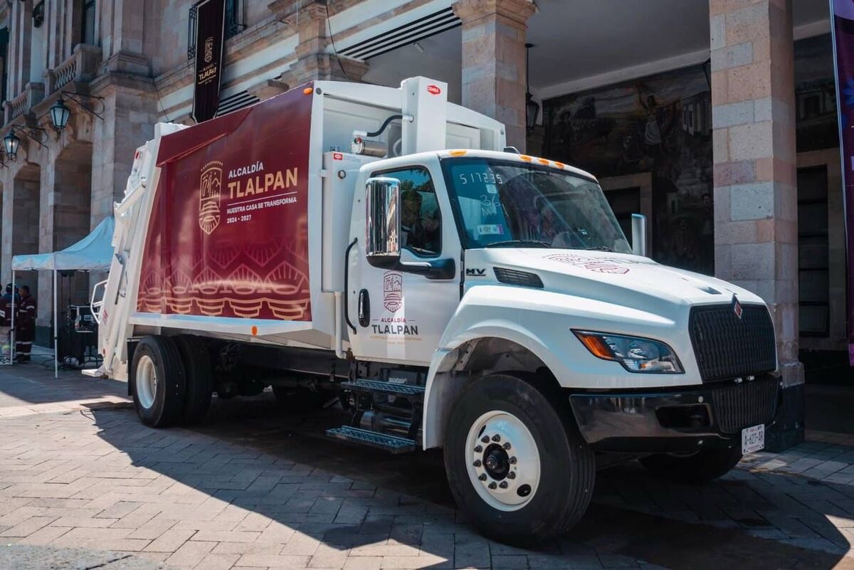 Integración de seis nuevos camiones recolectores en Tlalpan