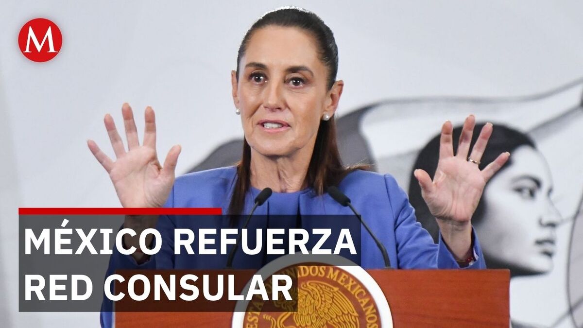 "Ni un mexicano solo": Sheinbaum ordena refuerzo total de consulados en EU