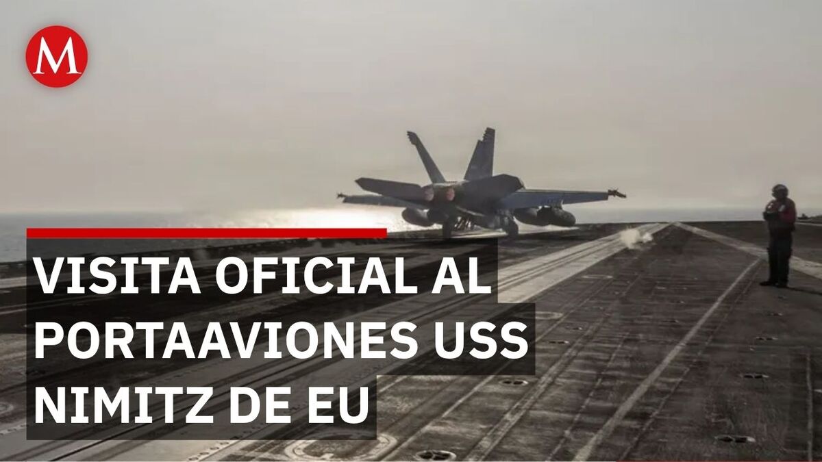 Milenio abordo del portaaviones USS Nimitz de EU