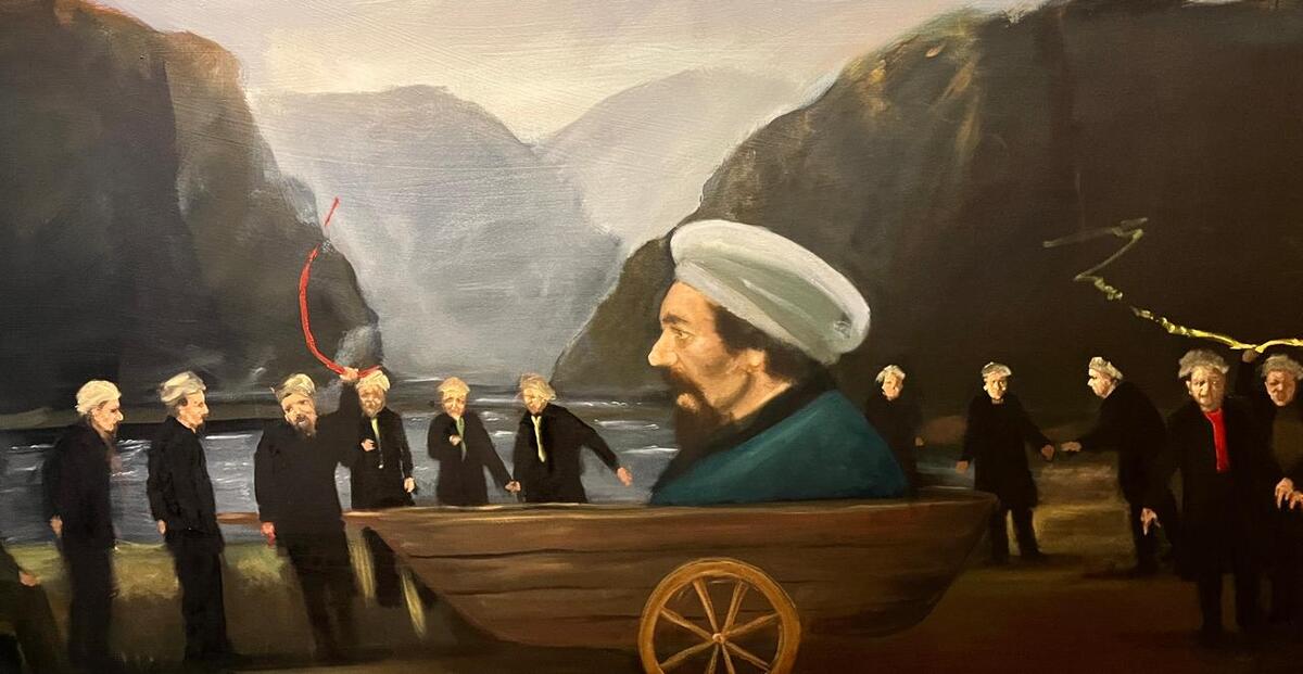 Obra 'El creador' de Francisco Preciado. (Cortesía)