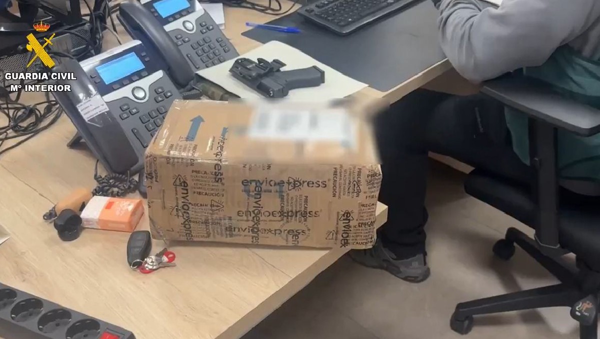 La operación se dio gracias a la colaboración entre la Guardia Civil y la agencia estadunidense Homeland Security Investigations (HSI). Foto: Especial