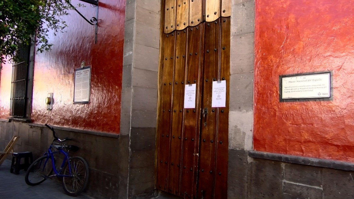 Puertas cerradas el Museo Nocional de Tequila. (Jorge Barajas)