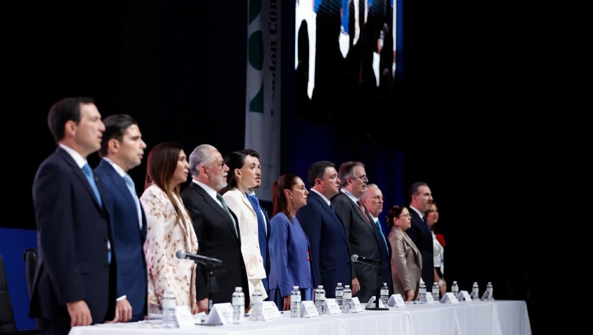 En la reunión estuvieron la presidenta de México, Claudia Sheinbaum, y el gobernador del Estado, Samuel García Sepúlveda | Caintra