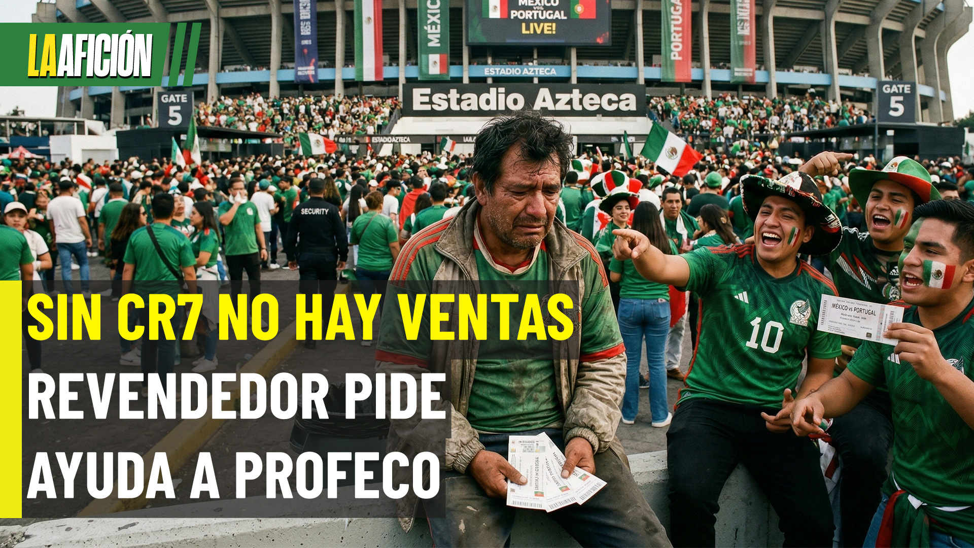 Revendedor del México vs Portugal exige ayuda a Profeco