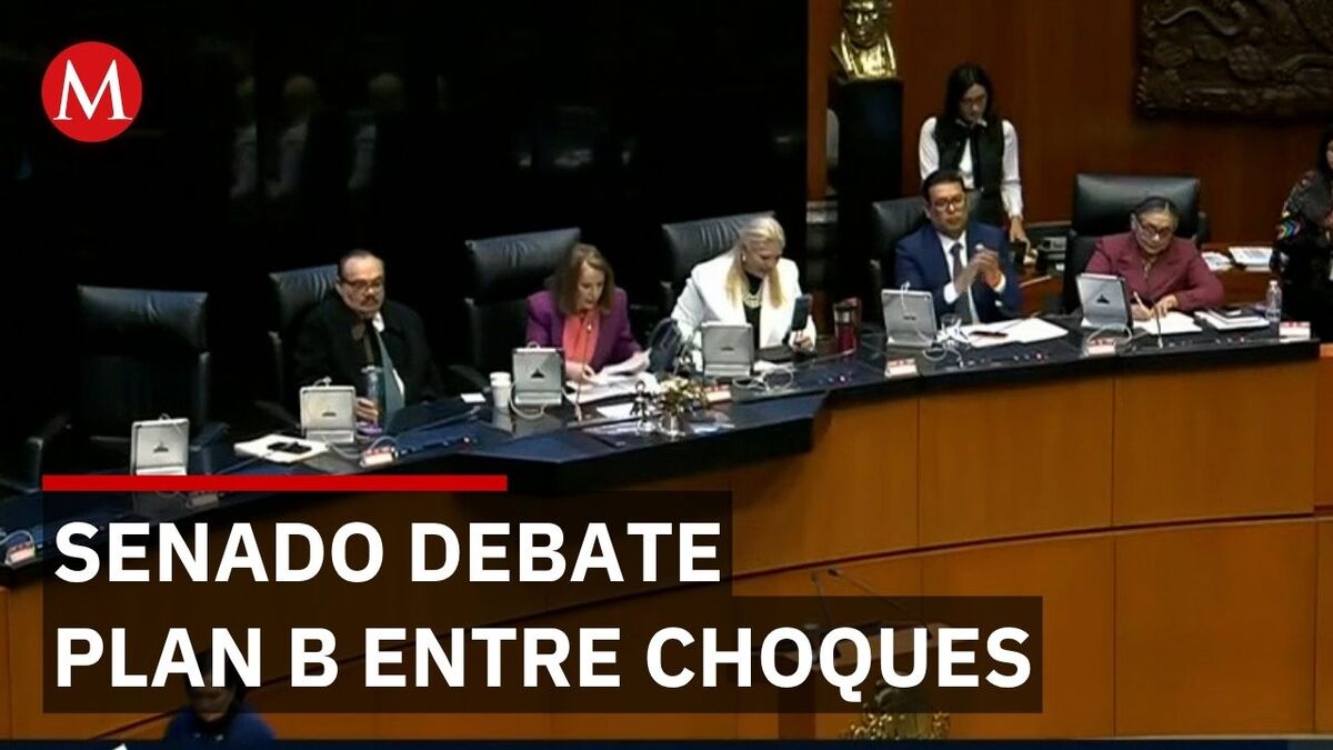 Senado discute el Plan B por más de 4 horas entre confrontaciones