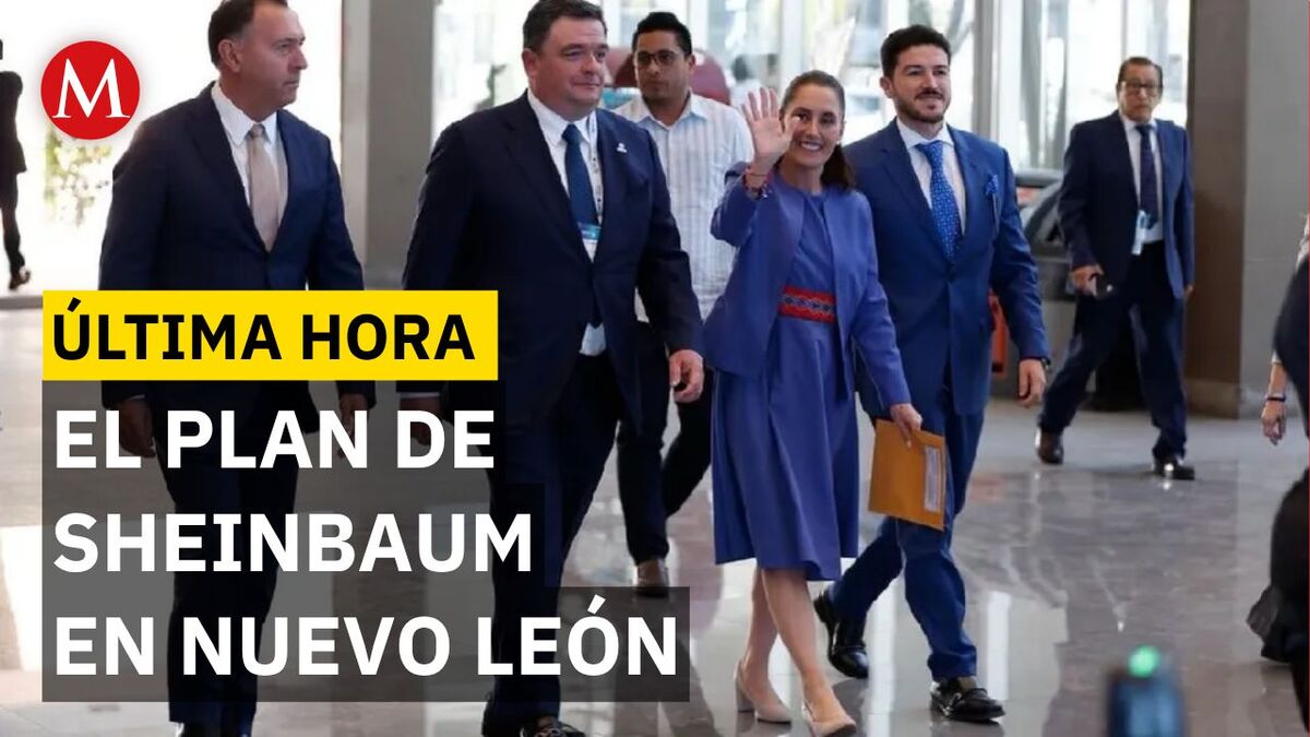 Sheinbaum encabeza la 82° Asamblea de Industriales, Nuevo León