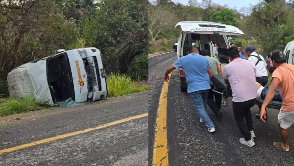 El accidente ocurrió en un tramo de la carretera Jamiltepec-Puerto Escondido. | Óscar Rodríguez