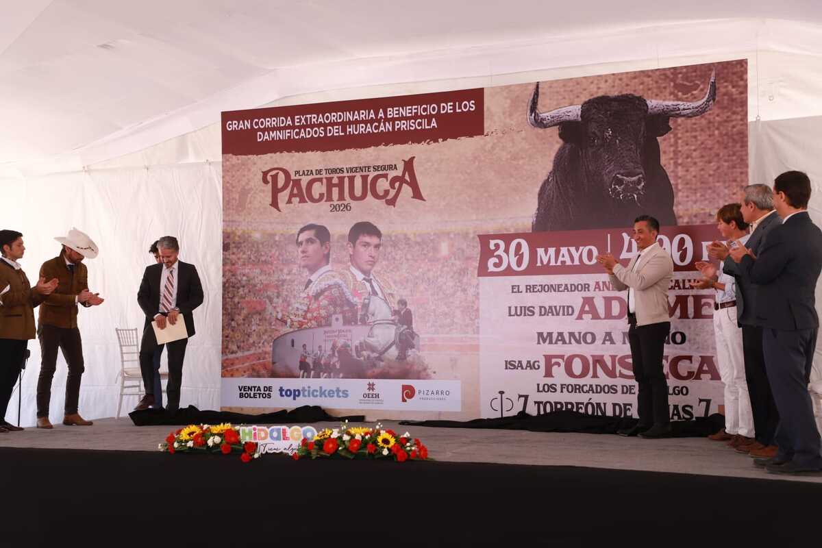 Anuncian corrida con causa en Pachuca. (Jorge Sánchez)