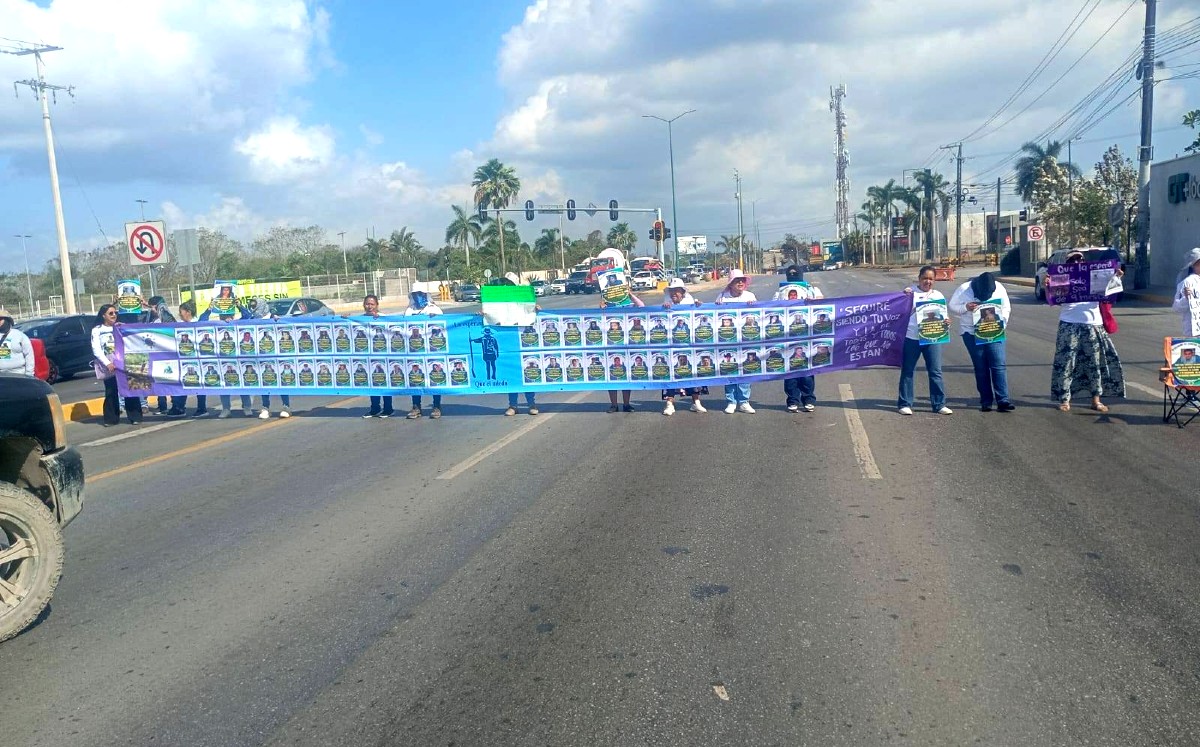 Bloquean carretera Tampico-Mante por manifestación. | SSPT