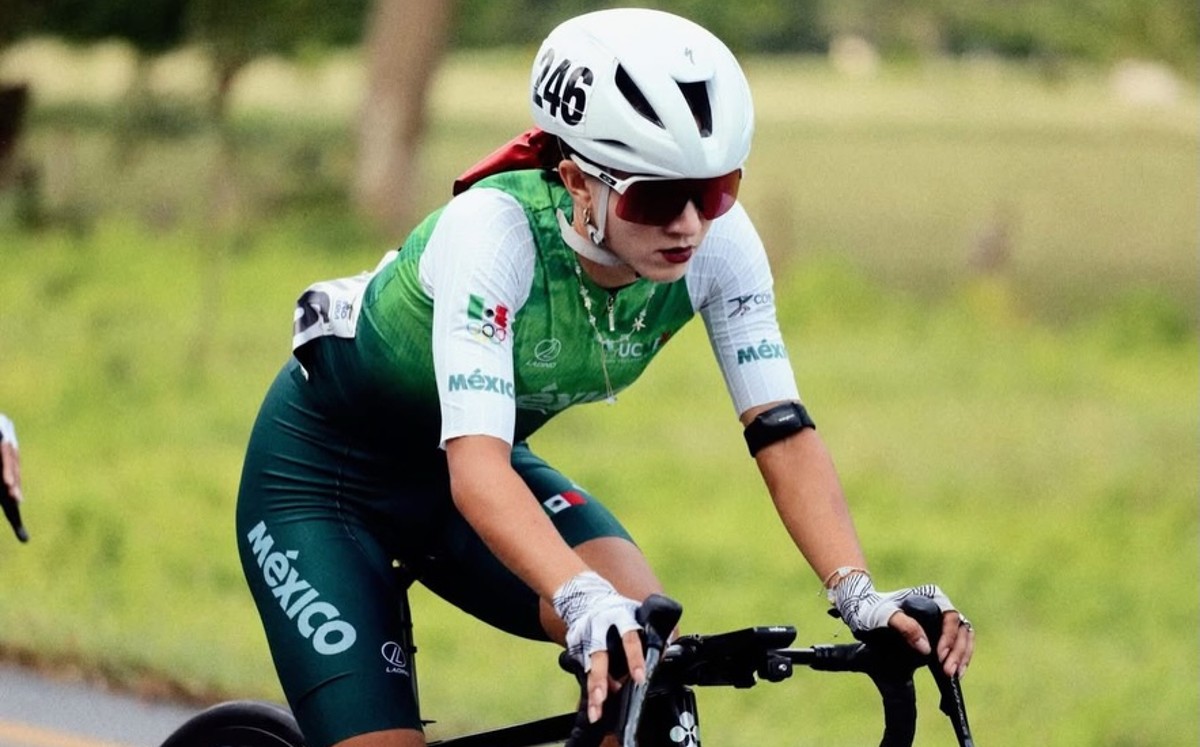 La ciclista tamaulipeca, Atzy Reyes continúa con éxito en su trayectoria. | INDE Tamaulipas