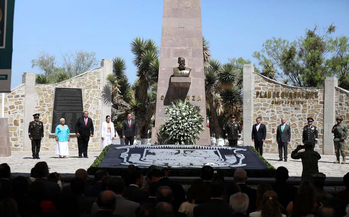 Conmemoran aniversario del Plan de Guadalupe en Coahuila. | Foto: Especial