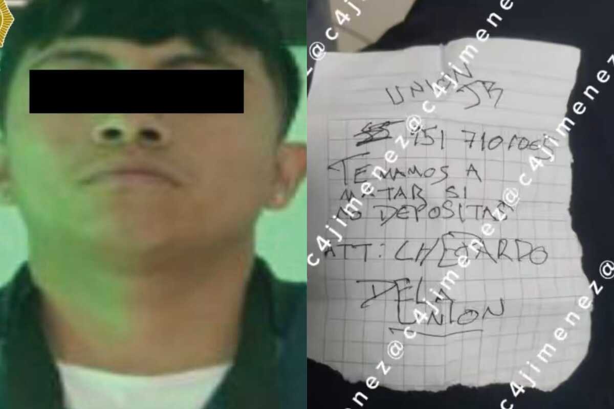 Los detenidos escribieron una carta a nombre de La Unión Tepito.