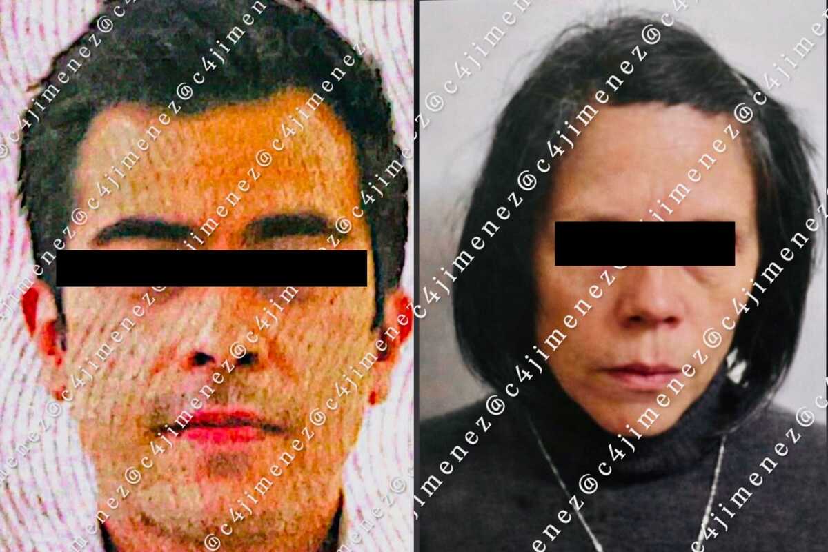 Los detenidos fueron identificados como Luis Antonio 'N' y Frida Patricia 'N'.