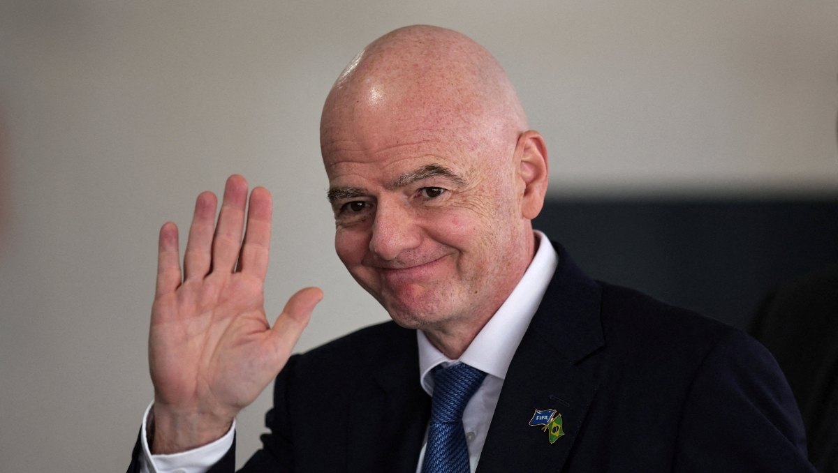 Gianni Infantino vuelve al Gigante de Acero para el repechaje intercontinental (Reuters)