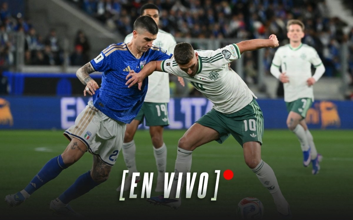 Italia vs Irlanda del Norte EN VIVO | Partido HOY Semifinales repechaje UEFA (AFP)