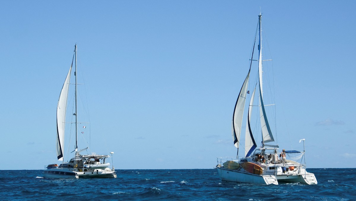 Los veleros trasladaban a dos delegaciones internacionales | Reuters