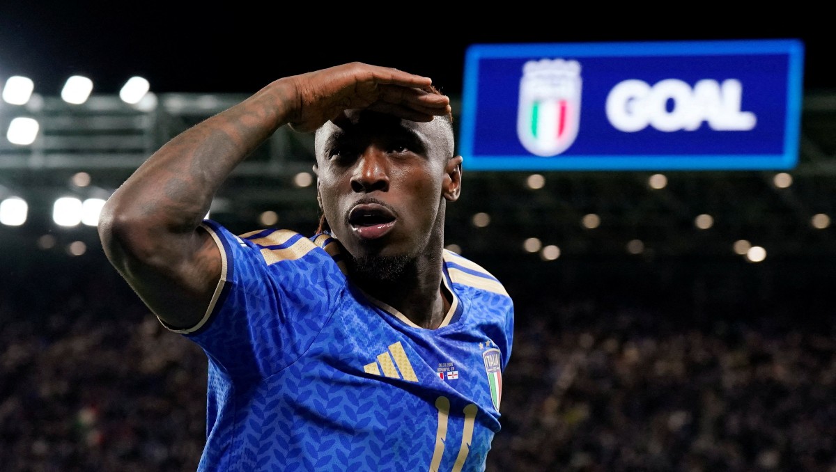 Moise Kean firmó la victoria de Italia sobre Irlanda del Norte en el Repechaje al Mundial 2026 (Reuters)