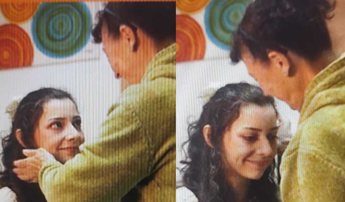 Noelia y su abuela. | ESPECIAL